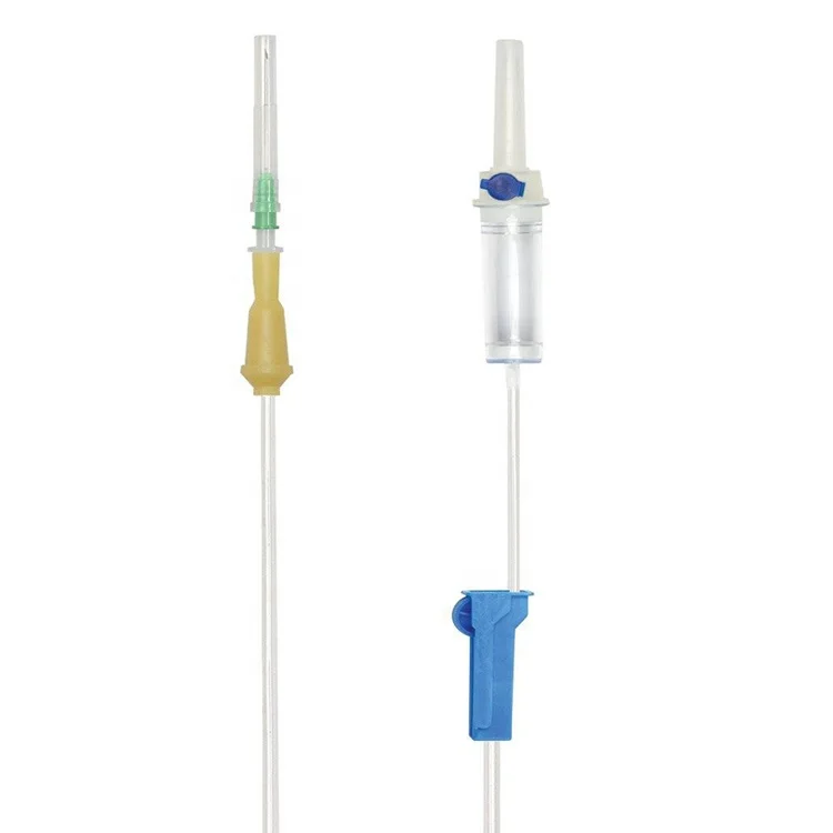 
Sterile Vented Drip Chamber Standard IV Administration Set 