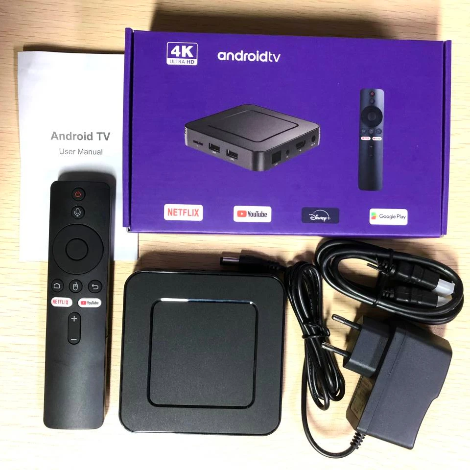 Новый Android Smart ATV TV Box Z6 4K медиаплеер Голосовое управление пульт дистанционного управления HD Потоковое устройство Android Tv Stick