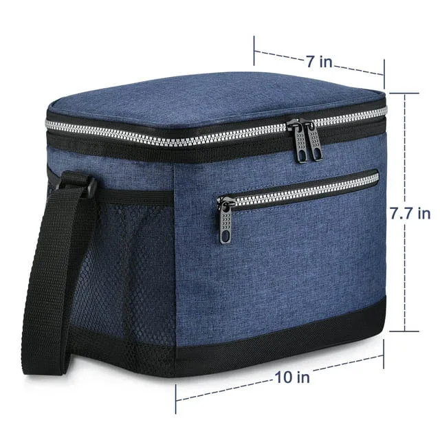 Wholesale insulated picnic insulated cooler bag men women kids school cooler lunch bag delivery food bag in cooler