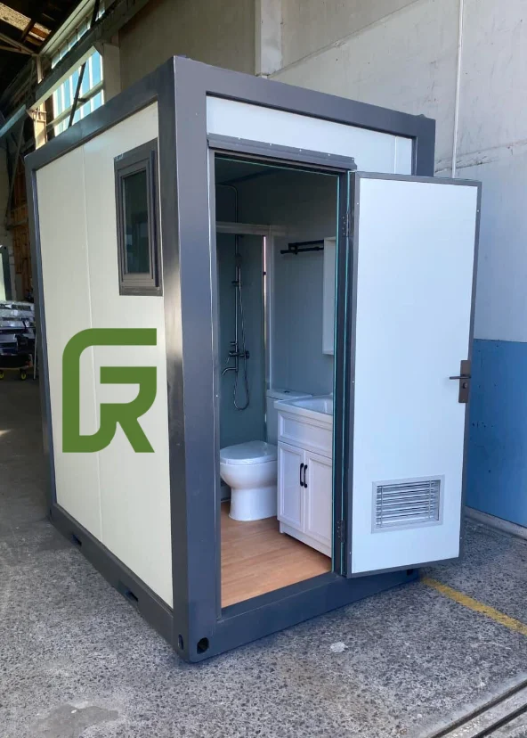 Tiny Restroom Mobile Luxury Bathroom Portable Toilet Mobile Camping Toilet with Shower Room