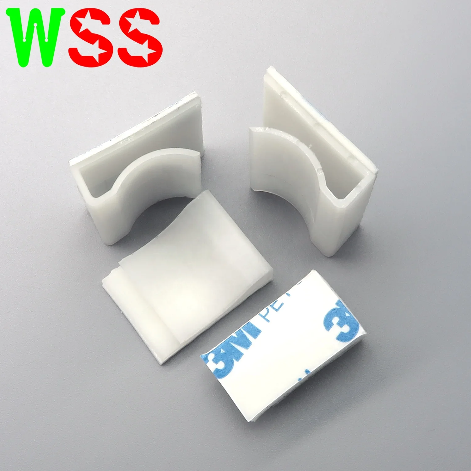 Nylon Self Adhesive Wire Saddle Cable Clamp Wire Clips for Car