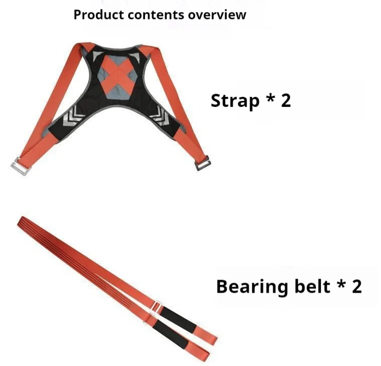 Portable Double Belt Multi-Function Home Moving Artifacts Labor-Saving & Safety Product Anti-Slip Feature Canvas Upper Material