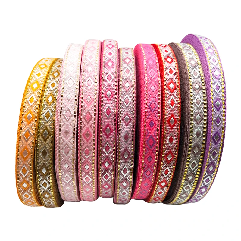 custom jacquard logo seat belt webbing woven logo printed jacquard elastic webbing