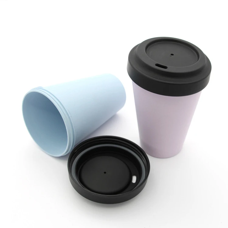 Biodegradable wholesale organic premium reusable pla takeaway coffee cups mug