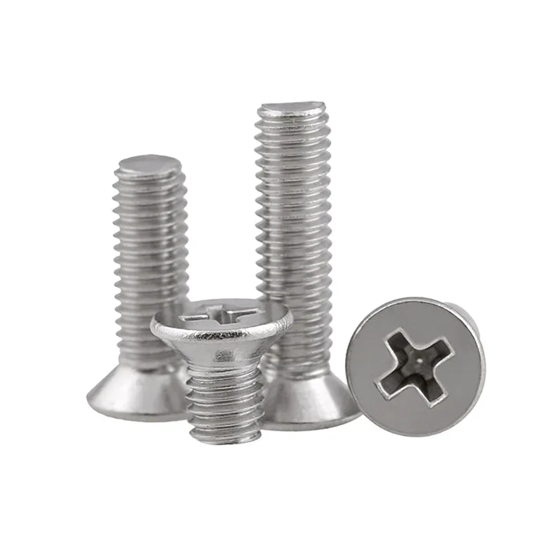 Din965 Stainless Steel Flat Csk Head Machine Screw M3 M4 M5 M6 M8