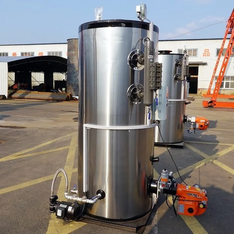 Vertical High Thermal Efficiency Famous Accessories Stainless Steel Gas Steam Generator For Pasteurizer
