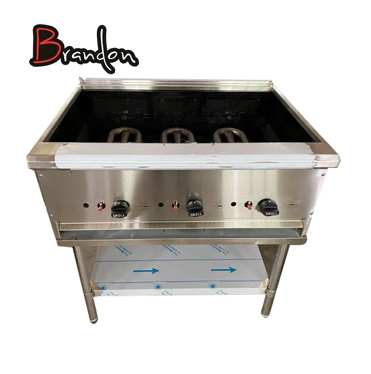 Коммерческий угольный гриль для барбекю, газовый и угольный гриль, гриль для барбекю, газовый уголь