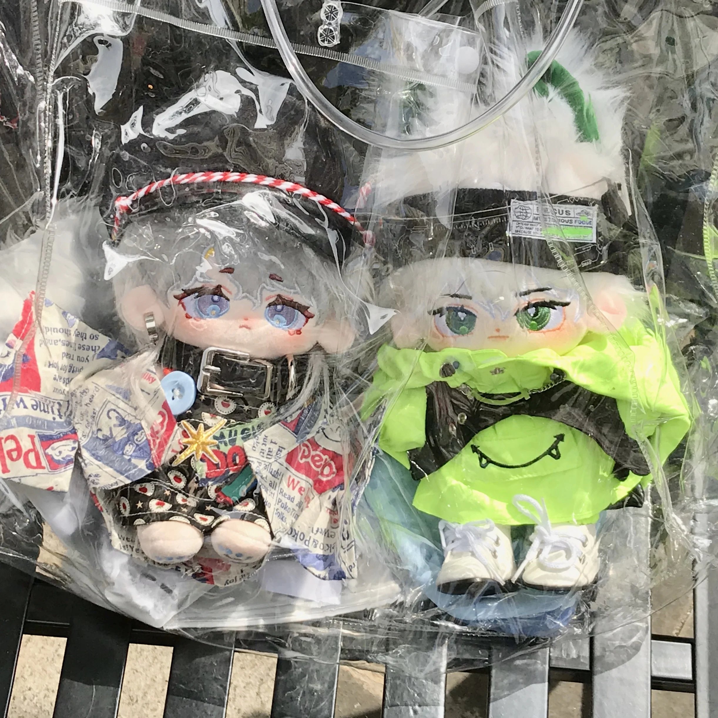 20CM custom soft stuffed toy character anime plush doll