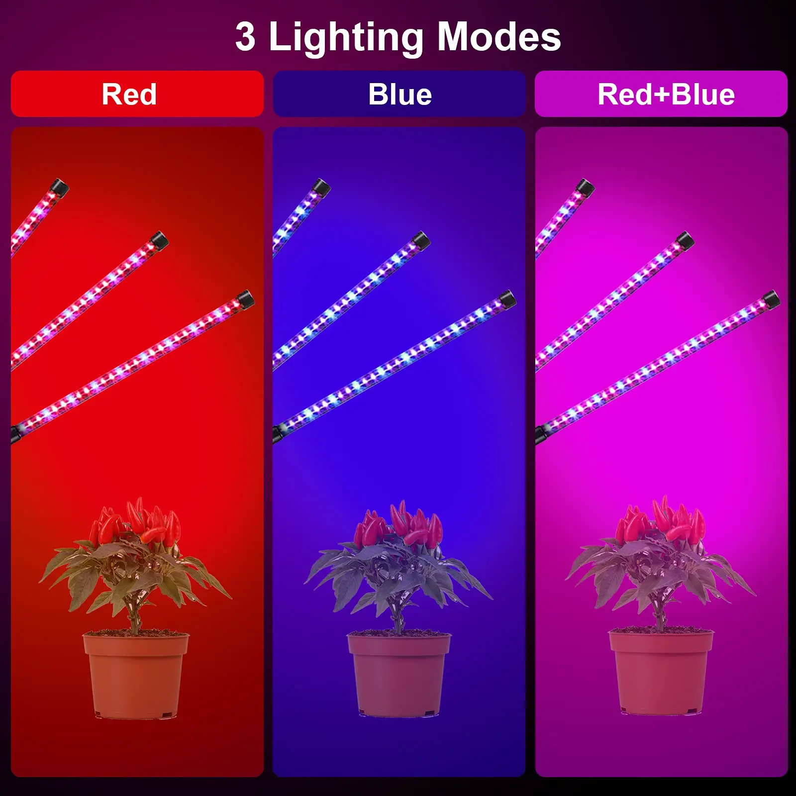 YLShine Phytolamp 9W 18W 27W 36W Indoor Gooseneck Clip Lights Usb 4 Head Strip Phyto Lamp Plant Led Grow Light For Flower Growth