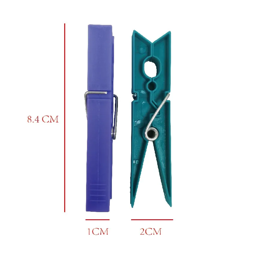8.4CM 30PCS factory price clothes pegs plastic