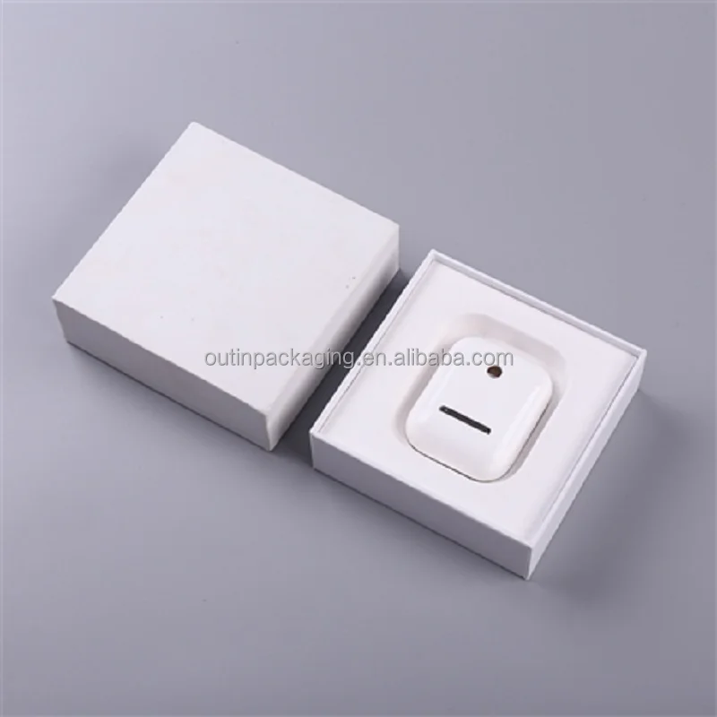 Биоразлагаемый перерабатываемый формованный ящик для беспроводных наушников упаковка bluetooth пресс-форма волоконной целлюлозы лоток