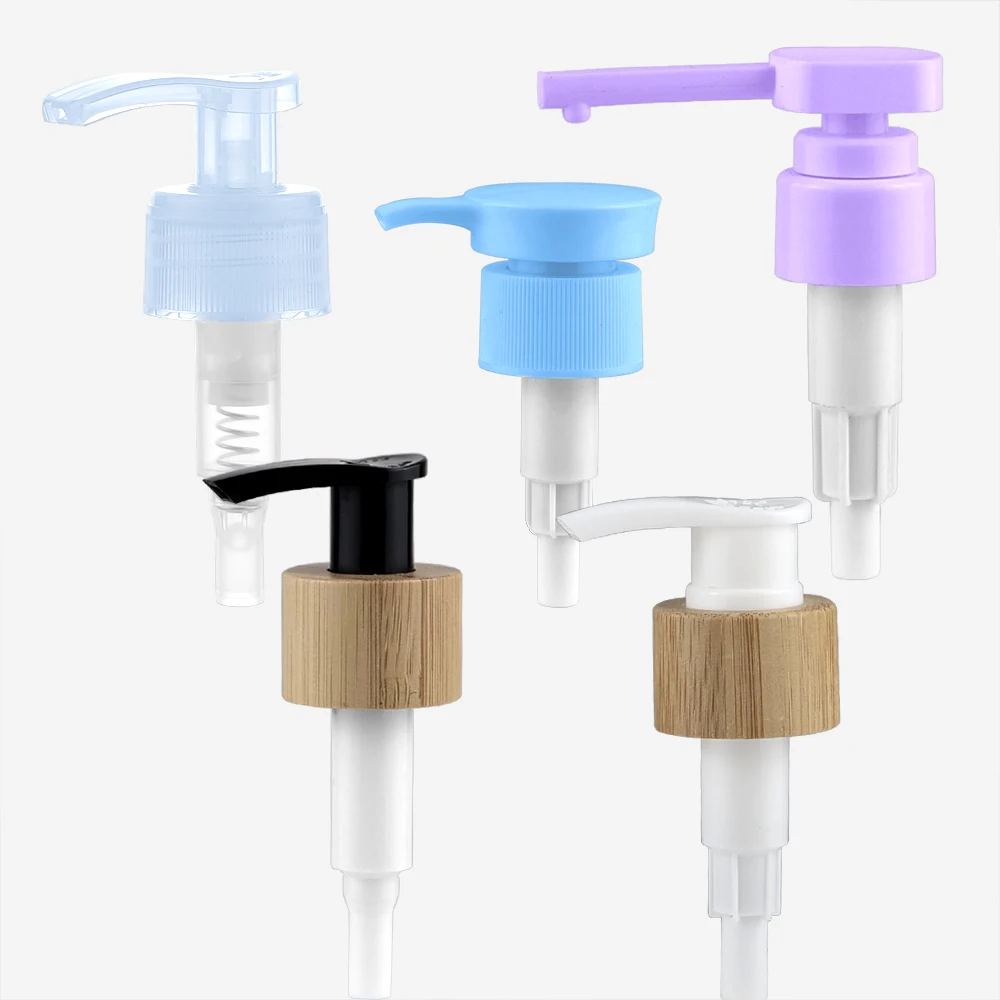 Factory Custom Luxury Plastic 24/410 Liquid Dispenser Pump Bottles Serum Cosmetic Lotion Recycled Products Bottle Caps Closures