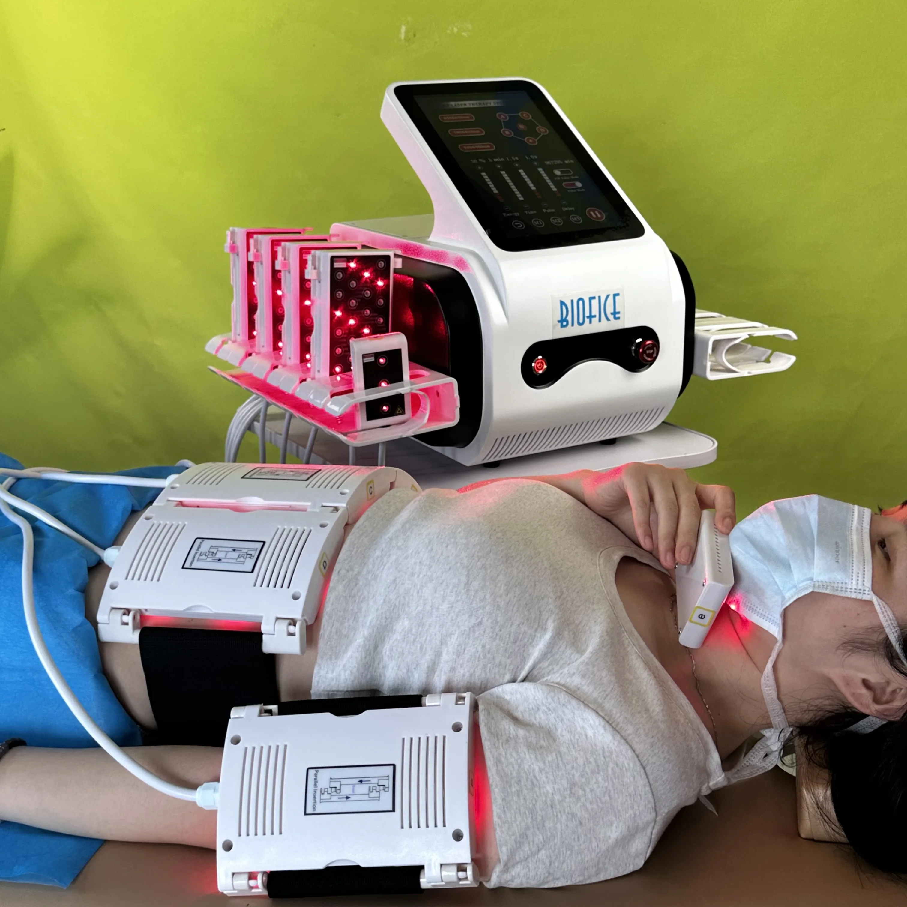Portable 14 pads slimming fat removal body contouring corporal 250MW warm lipolaser profesional