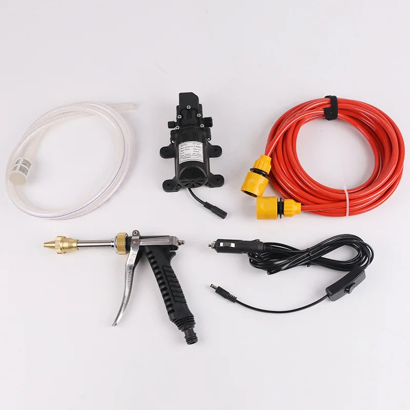 High Pressure Electric Self-Priming Portable Car Wash Pump 12V High-Pressure Car Washer Car Washing Machine