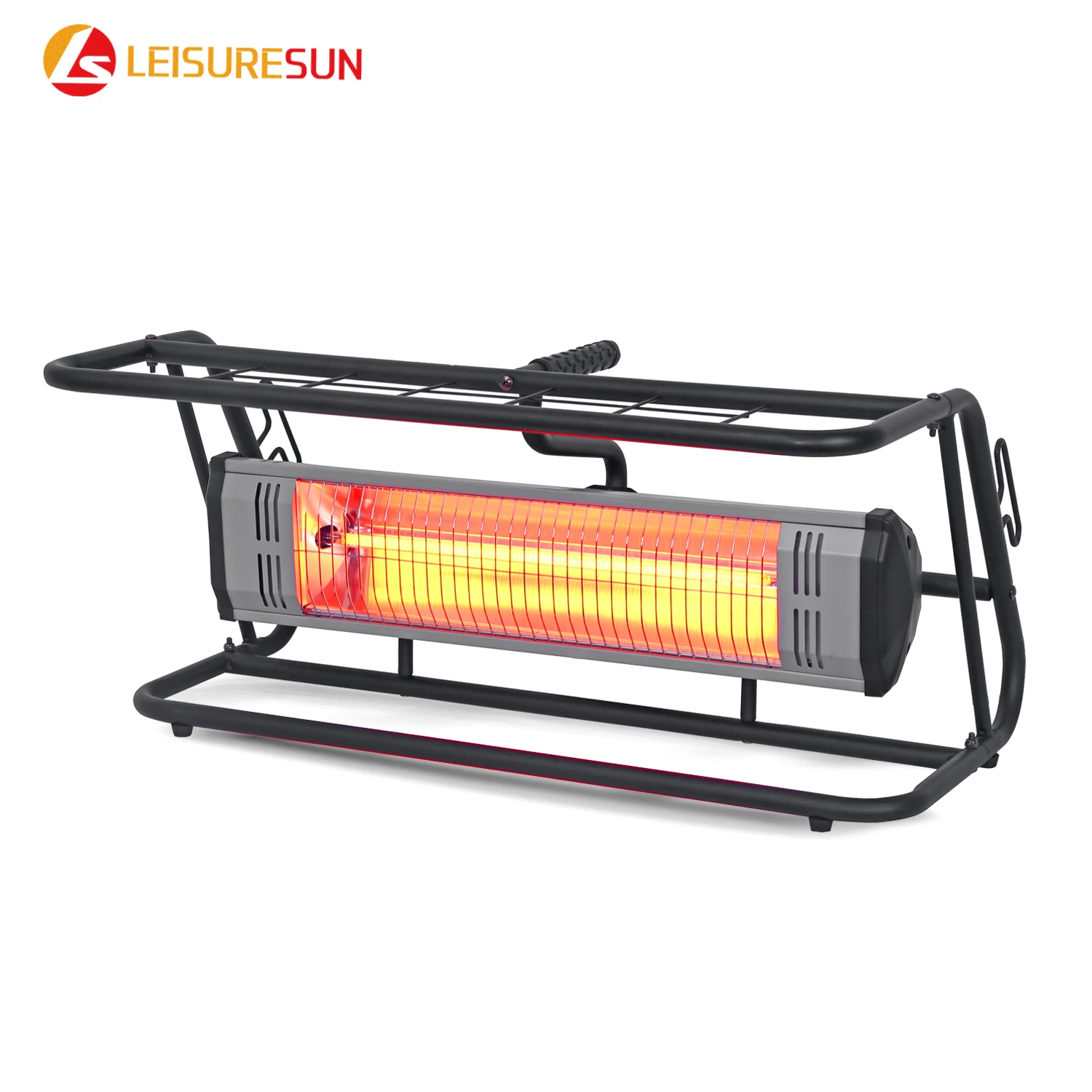 1500W Workspace Radiant infrared heater with portable roll cage (1600658084923)