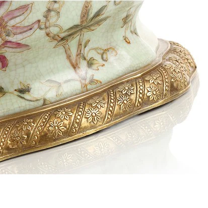 New White Ceramic Brass Antique Metal Serving Tray Good Quality And Luxury Decorative Fruit For Table In Living Room