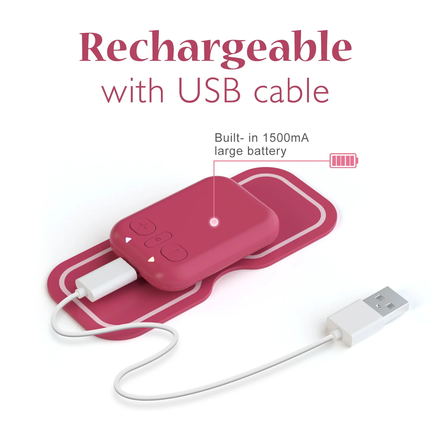 Factory Price Wireless Heating Pad Electric Women Warm Pad Massager Vibrating Abdomen Belly Back Waist with Hot Compress