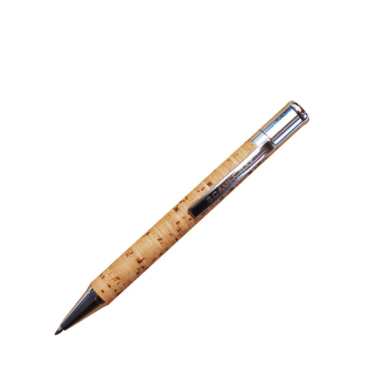 Wholesale and Retail Natural Cork Wood Ball Point Pens Recycled Customized Logo Natural Eco Cork Pens