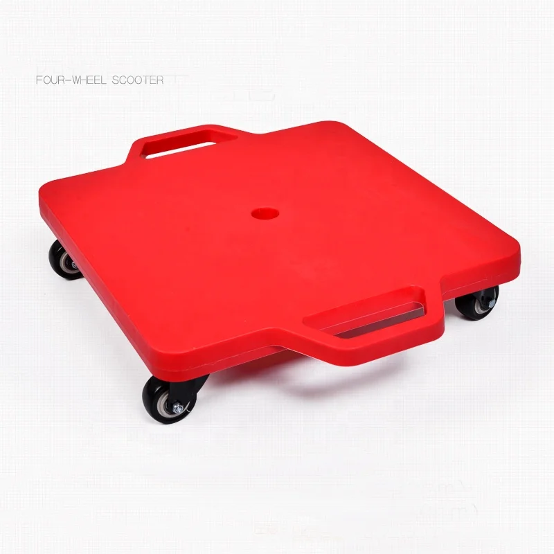 Safety Sit Down handle Scooter Board Skateboard Children Kids Sport Gym Sense Training