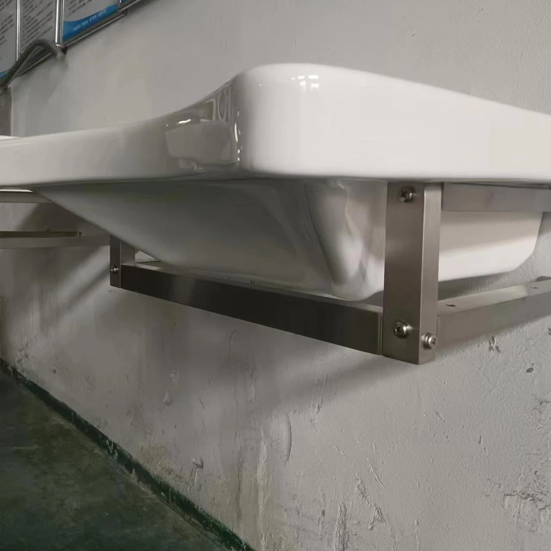 Wall basin and support grab  lavatory care lavabo  open vessel sink handicapped sanitary bath chair Vintage change room toilet