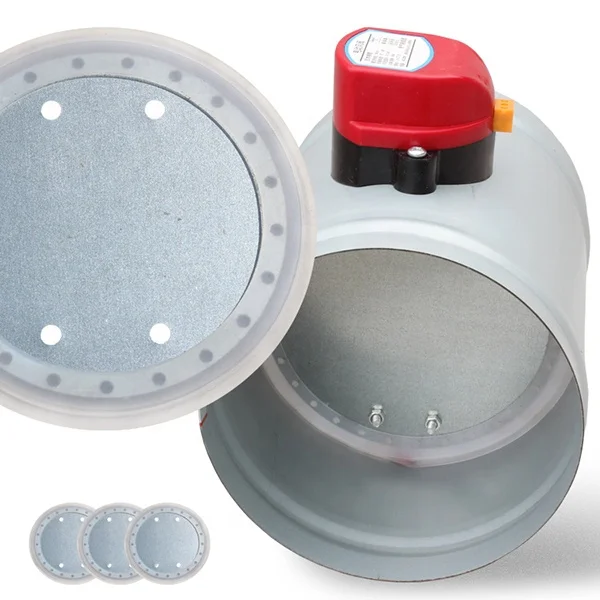 Air Ventilation conditioning system 24V hvac motor air duct electric valve price motorized volume control round zone damper