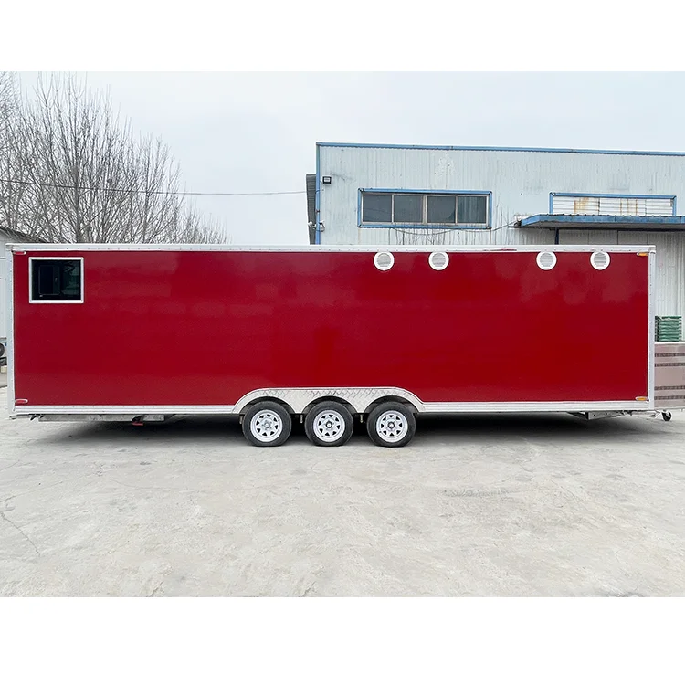 Ice Cream Truck Pizza Coffee Cart Catering Concession Trailer BBQ Vintage Food Truck With Full Kitchen