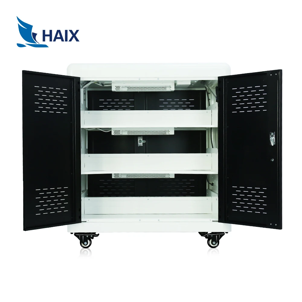 
VR30 Safety Storage Cellphone Tablet UVC Disinfection Charging Cabinets Carts for VR Headsets 