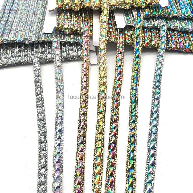 Customize Designs Different Types Diamond Trimming Rhinestones For Iron On Clothing Vincy Mas Carnival Accessories