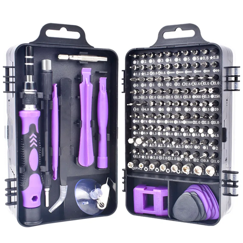 115 In 1 Screwdriver Set Magnetic Torx Phillips Screwdriver Bit Precision Screw Driver Repair Mobile Phone PC Hand Tools