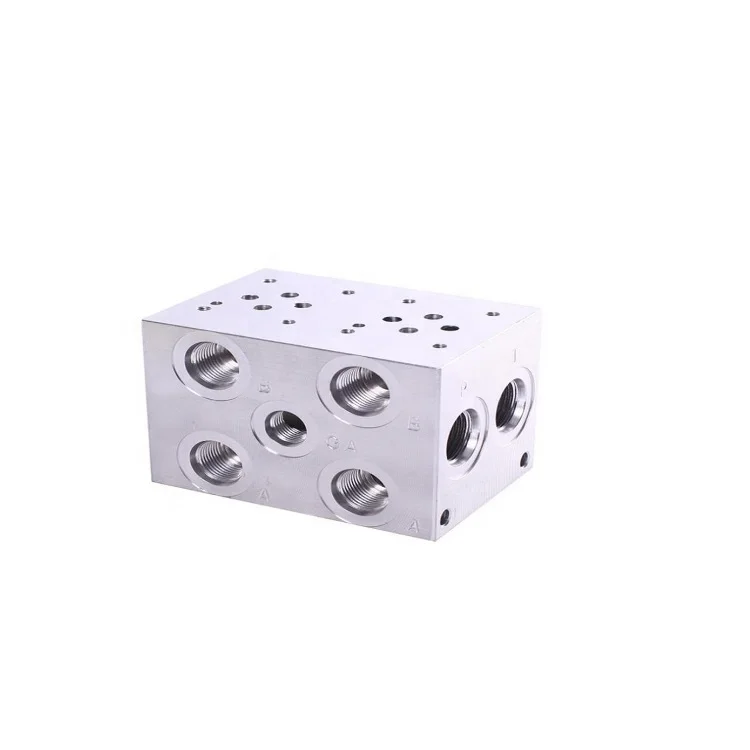 Non Standard Customized Hydraulic Valve Block Integrated Plate Oil Circuit Block