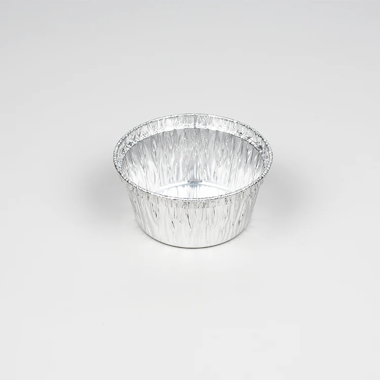 Round Aluminum Foil Microwave Baking Pans Disposable Mini Muffin Cupcake Pan 2000 Pcs