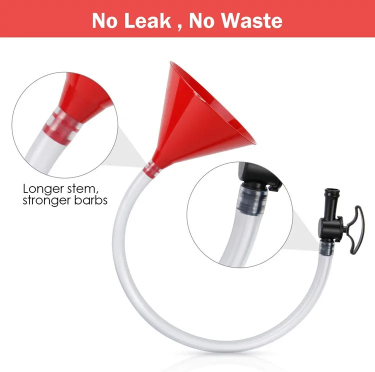 Beer kegs, drinking funnels with hoses,College parties, drinking games,Single tube double tube with Valve