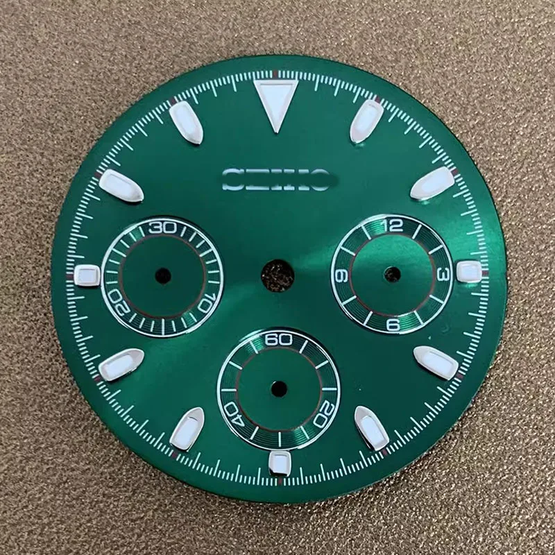 Watch VK63 Quartz Movement Accessories Literal Pointer Case Precision Steel Sapphire Glass Case Watch Dial