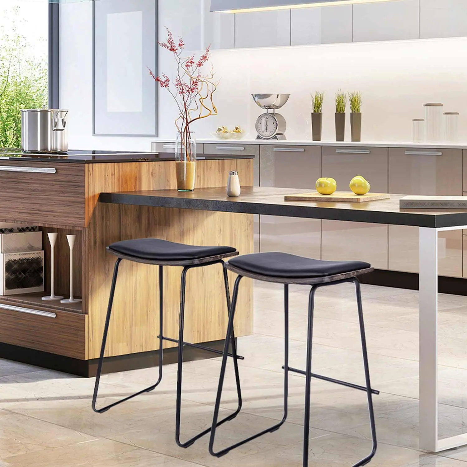 Hot Sale Bar Furniture modern bar stool metal leg bar stool counter stools