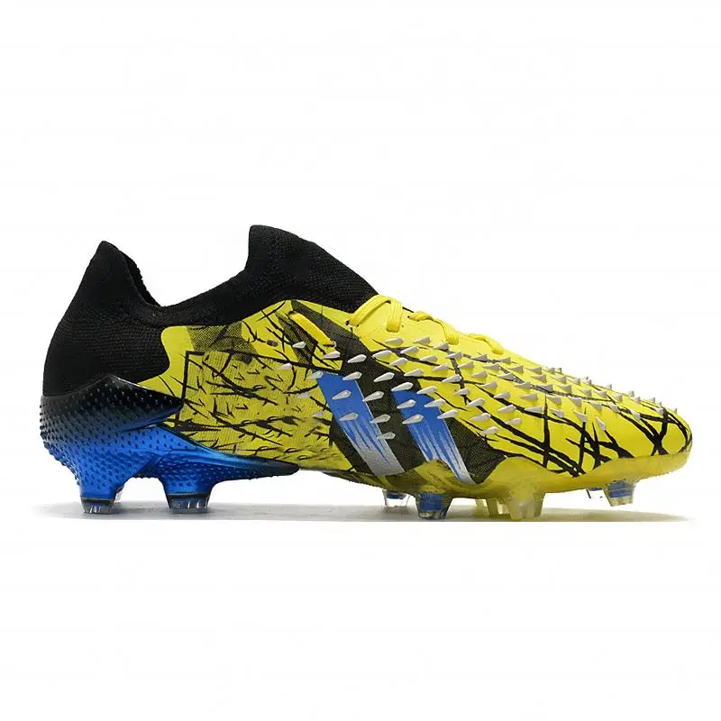 Men Outdoor Training All Season High Quality FG Predator 21 Freak Soccer Shoes Wholesale Men Waterproof Football Boots OG