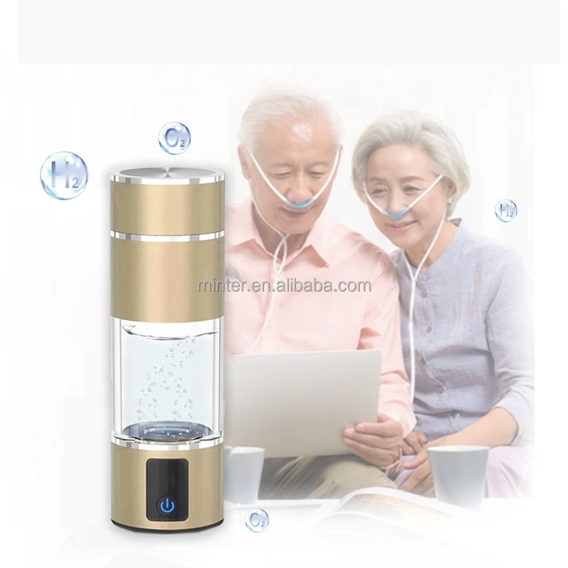 New Style High Quality 200ml USB Quiet Rechargeable Portable Hydrogen Water Generator Bottle