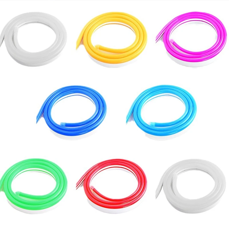 Silicone 06*12MM mm 5M/roll DC12V LED neon light patch 2835 waterproof outdoor flexible LED neon strip light
