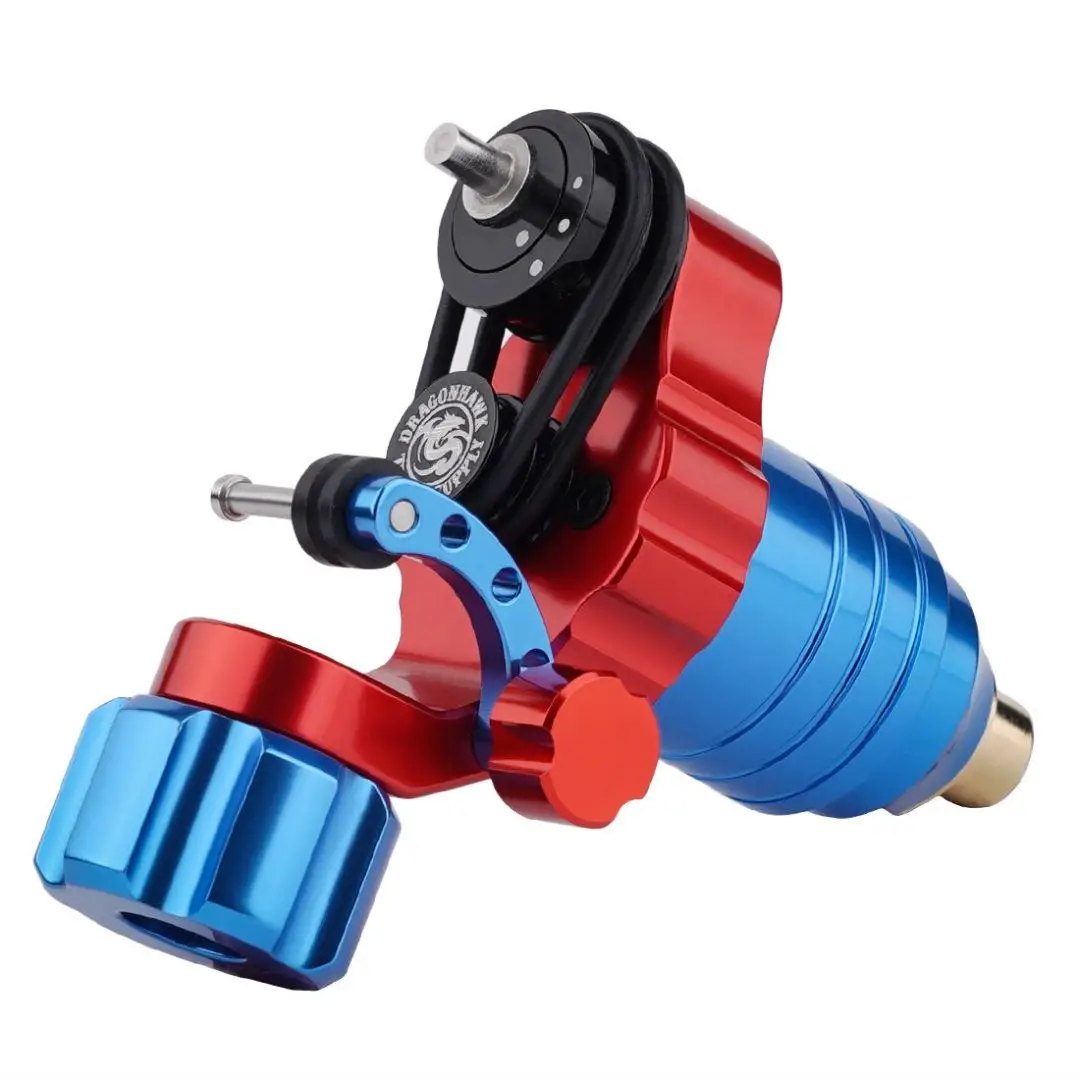 Dragonhawk Slip Rotary Tattoo Machine Gun Stroke Length Hard Soft Changeable Coreless Motor
