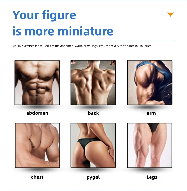 Беспроводной портативный массажер для брюшного пресса