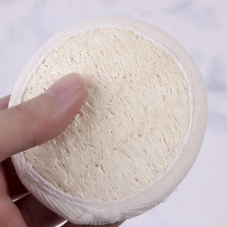 Natural Cleaning Loofah Facial Cleaning Makeup Remover Scrubber Sponge Pads