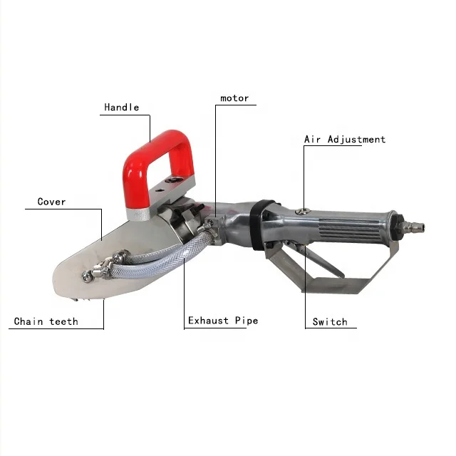 Pneumatic Carton Stripping Paper Edge Box Waste Cutter Corrugated Cardboard Trimming Tool