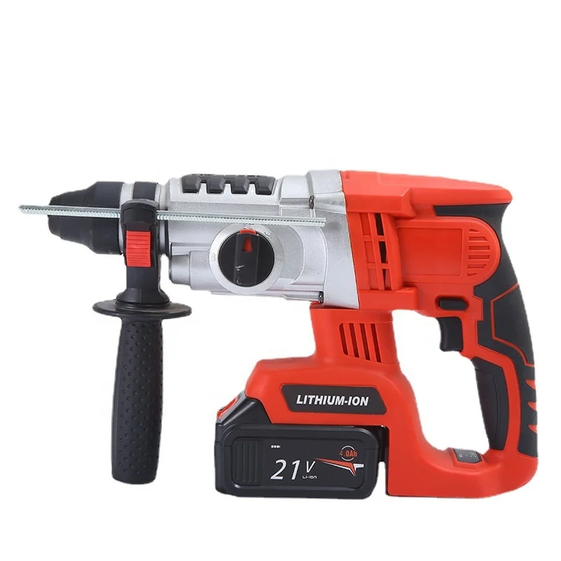 21V 3 Functions Cordless Rechargeable Brushless SDS Rotary Drill with Battery and Charge