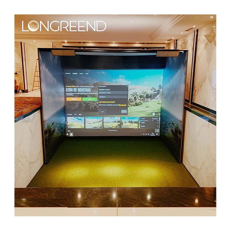 LONGREEND Best Home Customized Indoor Virtual Golf Simulator equipment