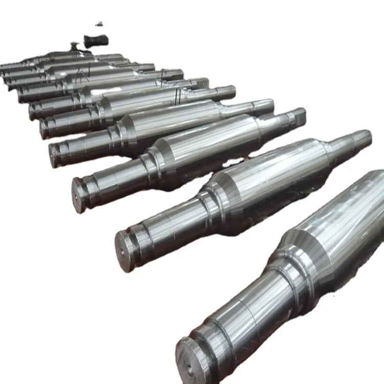 Forged machining solid shaft with alloy steel 9Cr2Mo 42crmo4 2cr13