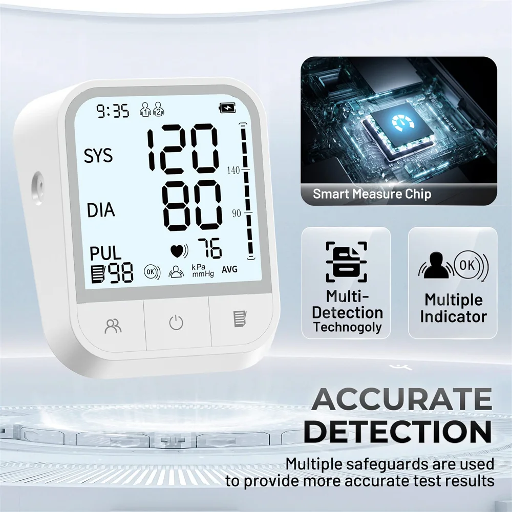 Electric Arm Bp Monitor WIFI Blood Pressure Machine Tensiometros Bp Machine Digital Bluetooth Blood Pressure Monitor