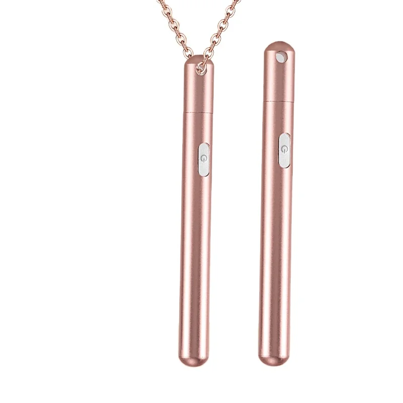 Necklace jump egg adult products Long strip metal mute magnetic charge vibrator quality assurance