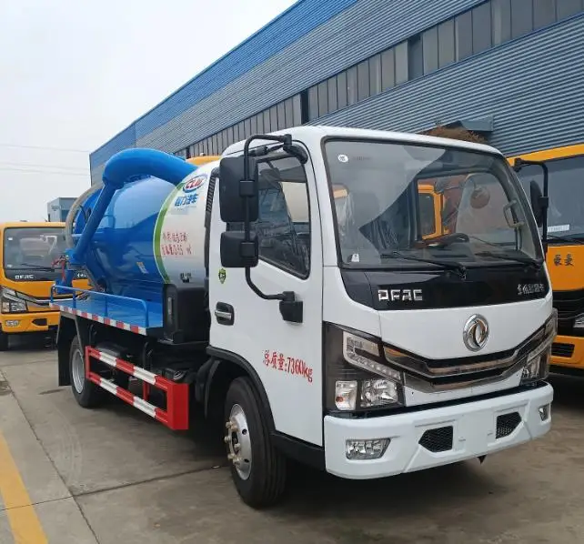 China top brand Sewage suction vehicle vacuum tank sewage suction truck for sale cheap price