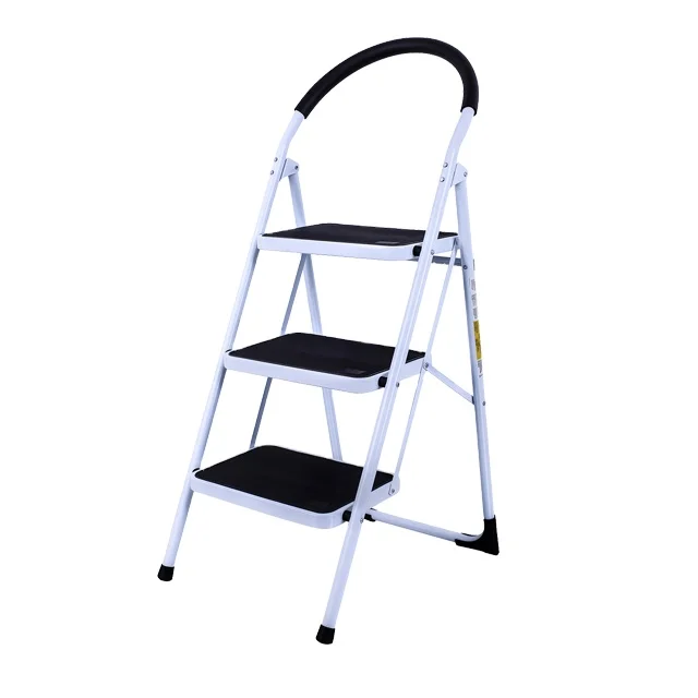 Space Saving Domestic Kevlar Ladder Foldable House Use Purpose  Steel Ladder Step Narrow Monkey Ladder For for Sale