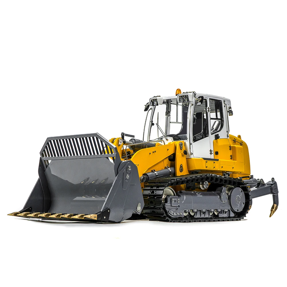 In Stock Gifts LESU 1/14 636 Updated Hydraulic Tracked RC Loader Metal Rear Tail Light Toucan Toy Earth Mover TH20450