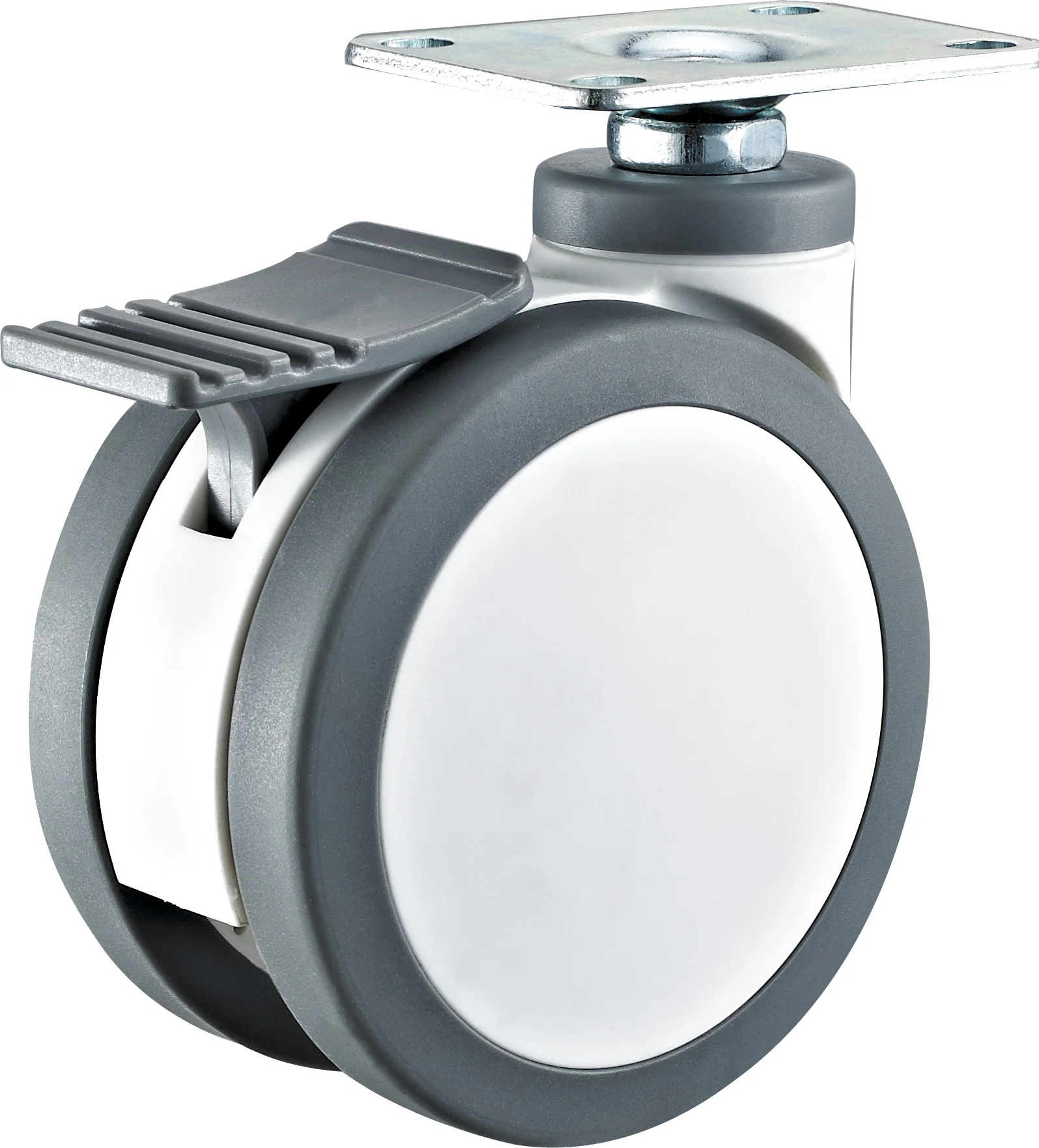 Swivel Stem Medical Sterilizer Cart Casters